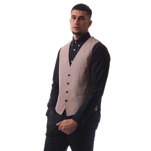 Boss Mens Huge Waistcoat Pink male 36 (46)