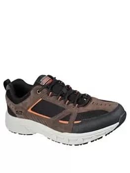 Skechers Oak Canyon Shoe - Brown, Size 6, Men