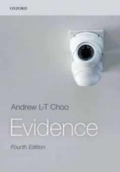 Evidence by Andrew Choo Paperback
