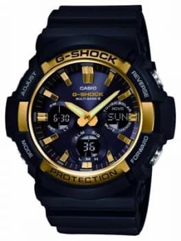 Casio Mens G-Shock Waveceptor Alarm Chrono GAW-100G-1AER Watch