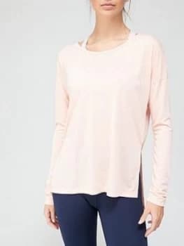 Nike Training Dry Layer Long Sleeve Top - Pink