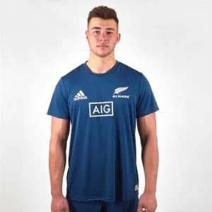 adidas New Zealand All Blacks T-Shirt Mens - Mystery Blue
