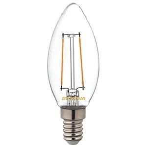 Sylvania LED Non Dimmable Filament E14 Candle Light Bulb - 2.5W