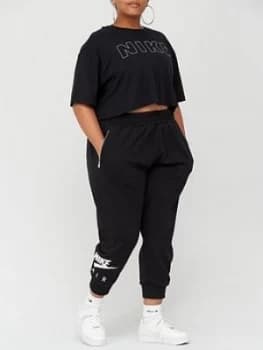 Nike NSW Air Fleece Pant (Curve) - Black, Size 22-24=2X, Women