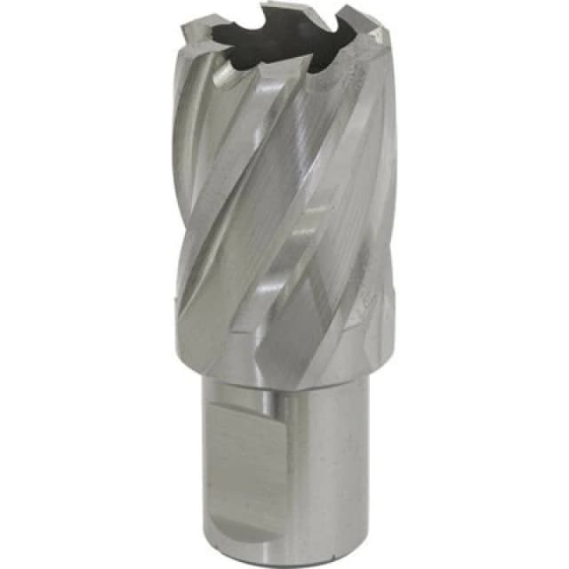 Loops 24mm x 25mm Depth Rotabor Cutter - M2 Steel Annular Metal Core Drill 19mm Shank Metallics