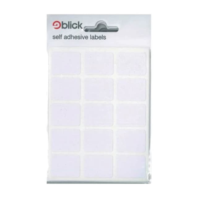 Blick Self Adhesive Labels 19x25mm - White (2100 Pack) RS001652