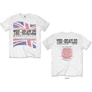 The Beatles - Budokan Set List Unisex XX-Large T-Shirt - White