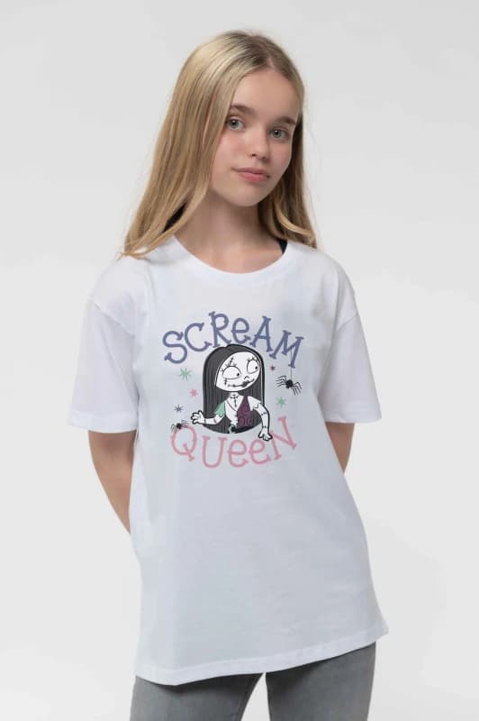 Disney Kids The Scream Queen Tee White unisex