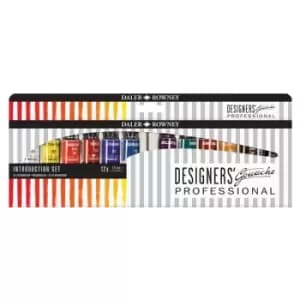 Daler-Rowney 136900001 Designers' Gouache Paint 12 x15ml Introduct...