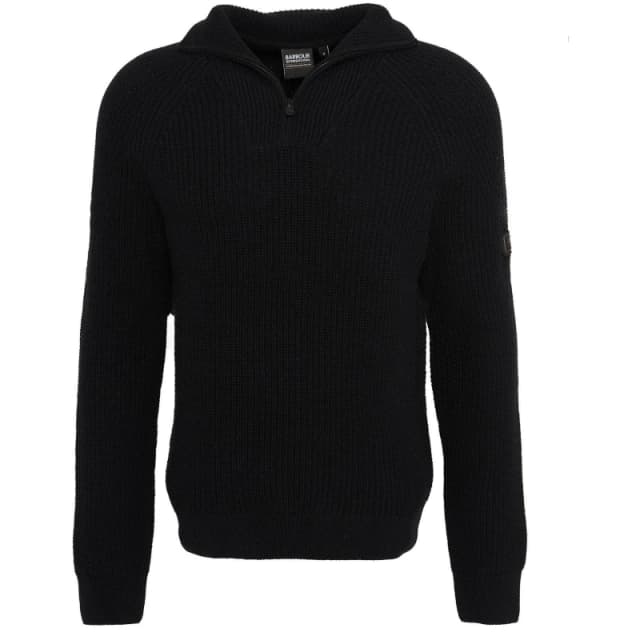 Barbour International Chester Half-Zip Jumper - Black XL