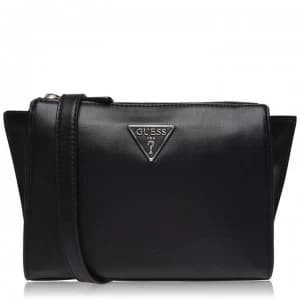 Guess Tangey Zip Bag - BLACK BLA