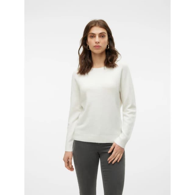 Vero Moda Knitted Pullover - White White 10