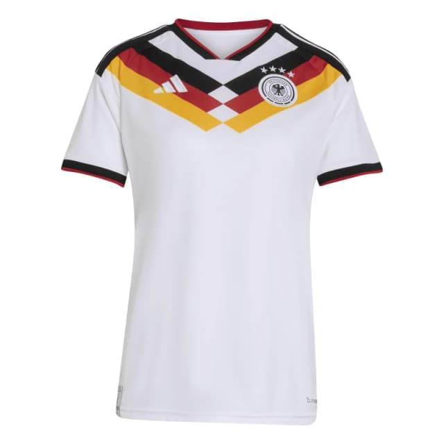 adidas Home Germany Football Jersey womens T shirt in White