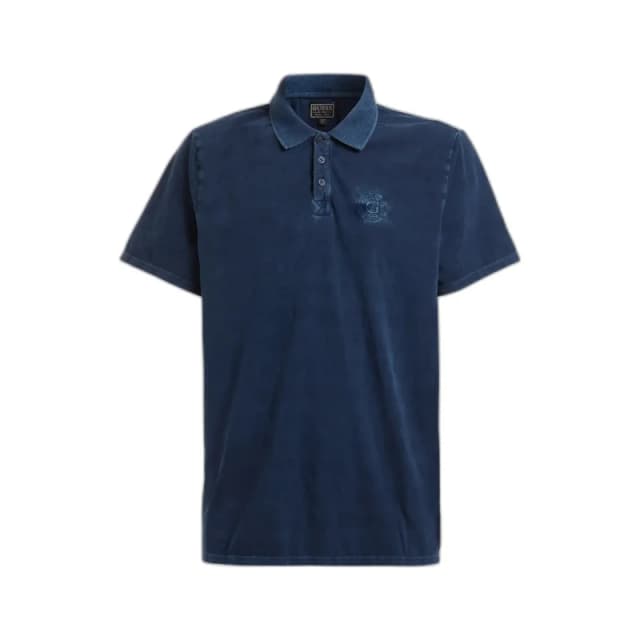 Guess Faded Polo shirt Guess Es Eli G Patch Bleu Male S