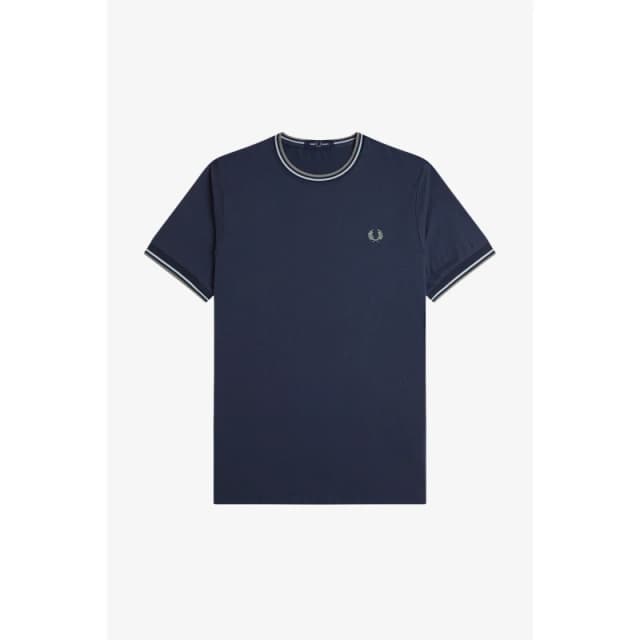 Fred Perry Twin Tipped T-Shirt Dk Airforce Z47 male S