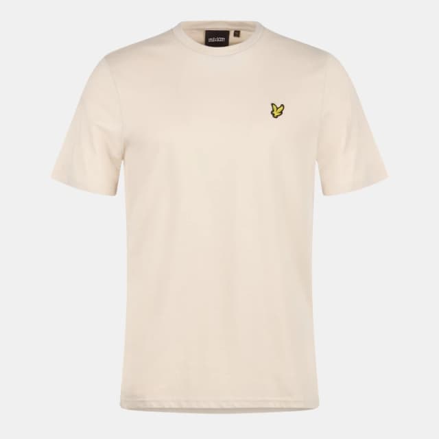 Lyle & Scott Plain T-Shirt Cove Ecru male