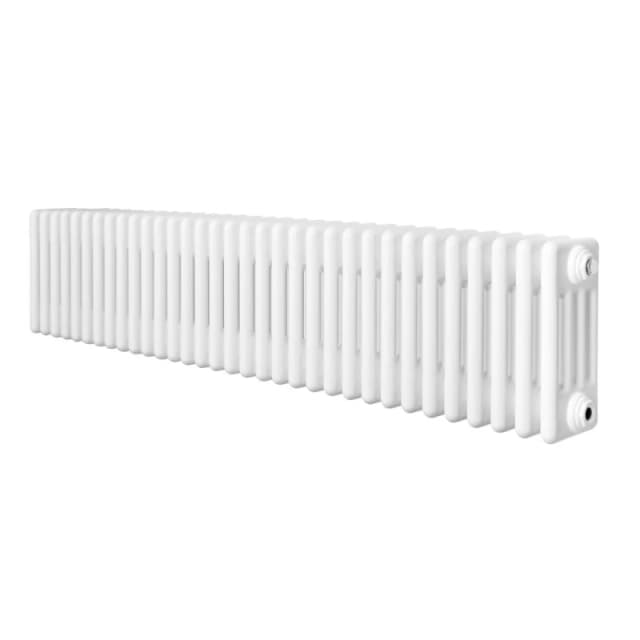 Monstershop Traditional 4 Column Radiator - 300 x 1505mm - White White Unisex