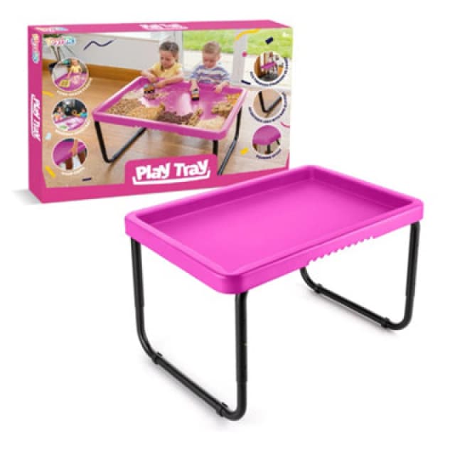 Toyrific Play Tray Messy Table For Indoor And Outdoor Play - Pink One Colour WOZI9 Unisex