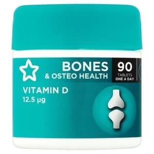 Superdrug Vitamin D 12.5mcg Tablets x 90