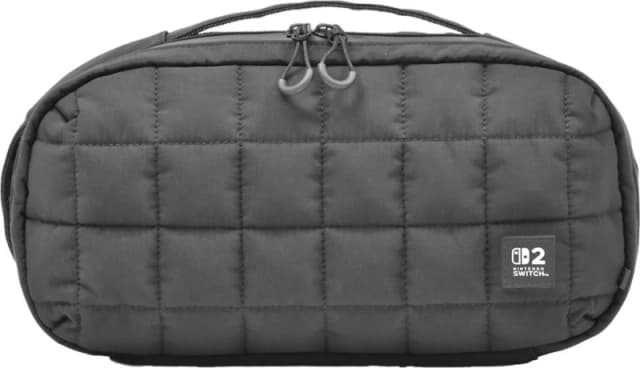 Hori Hori Puff Pouch (Black) for Nintendo Switch 2 NSX-019E