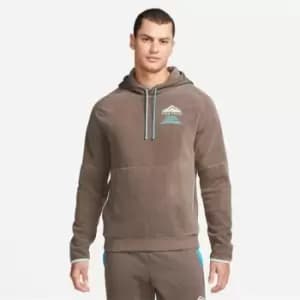 Nike Trail Mount Blanc Running Hoodie Mens - Brown