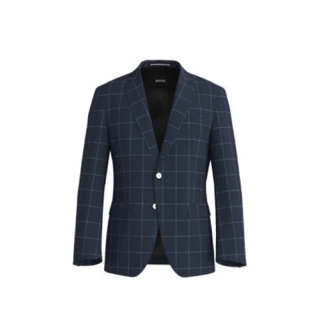 Boss Mens H Hutson Formal Jacket Dark Blue male 36 (46)