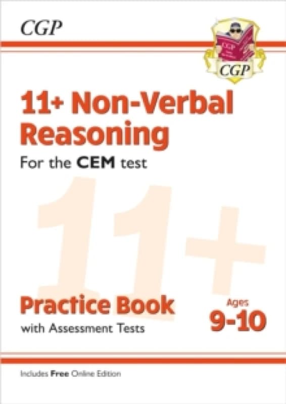CGP Books 11+ CEM Non-Verbal Reasoning Practice Book & Assessment Tests - Ages 9-10 (with Online Edition) Multiple-component retail product, part(s) e