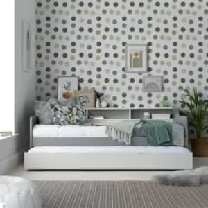 Tyler Grey And White Guest Bed