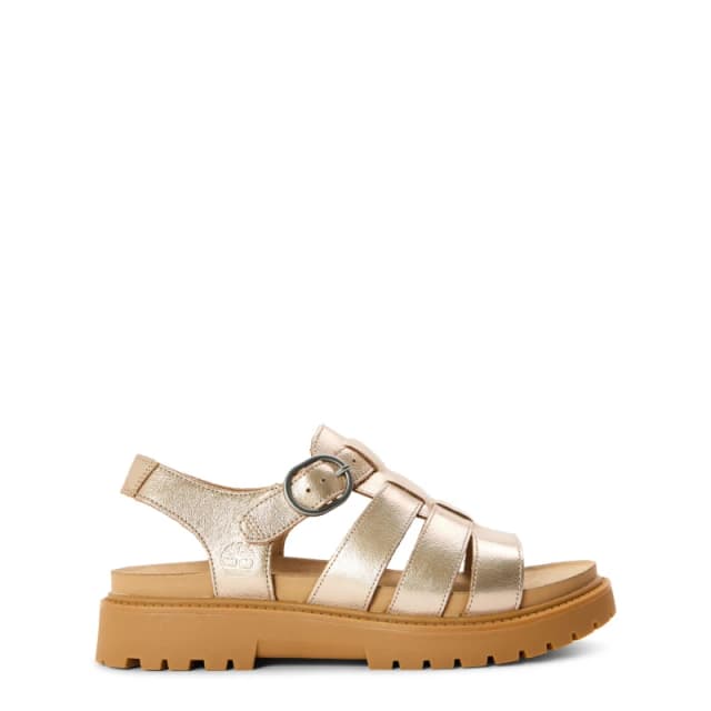 Timberland Womens Fisherman Sandals Gold Metallic female 3.5 (36)