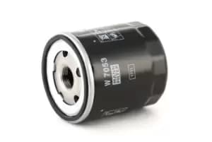 MANN-FILTER Oil filter W 7053 Engine oil filter RENAULT,FIAT,PEUGEOT,CLIO II (BB0/1/2_, CB0/1/2_),LAGUNA II Grandtour (KG0/1_),LAGUNA II (BG0/1_)