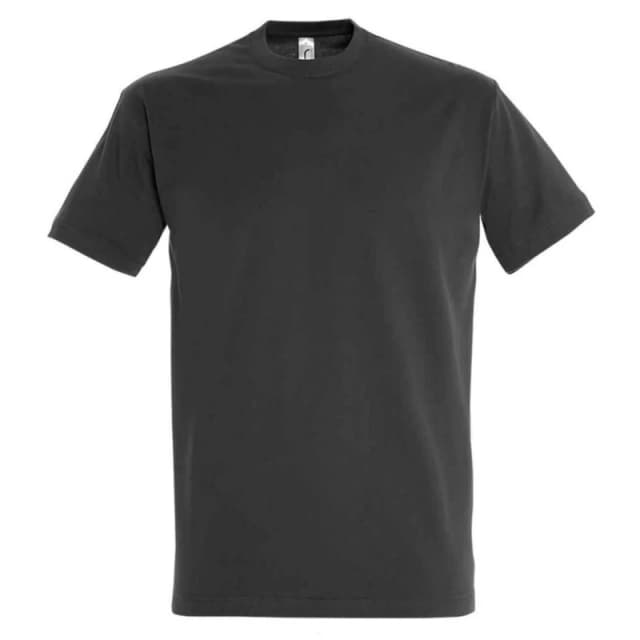 SOL'S Mens Imperial Heavy T-Shirt in Dark Grey Size: XS Dark Grey Male XS
