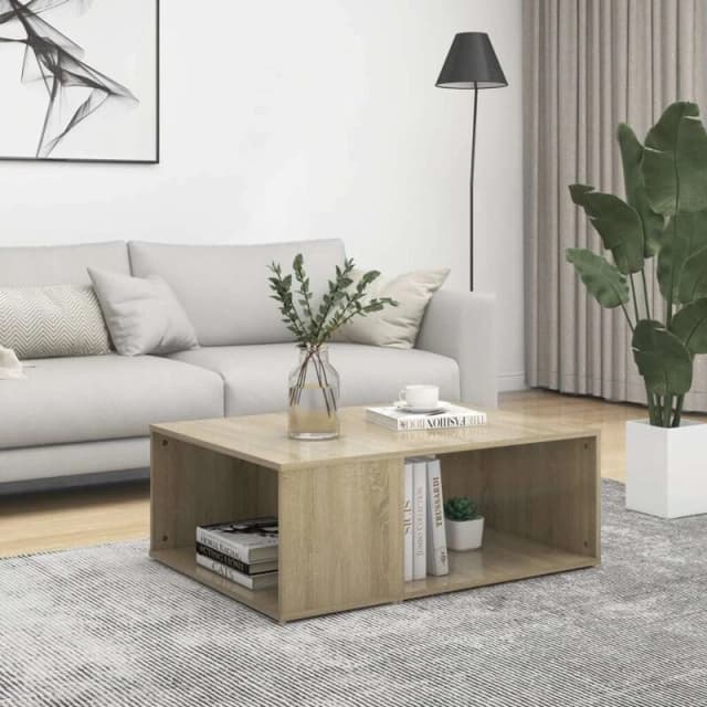 VIDAXL Coffee Table Sonoma Oak 90x67x33cm Engineered Wood Vidaxl 8720286561072