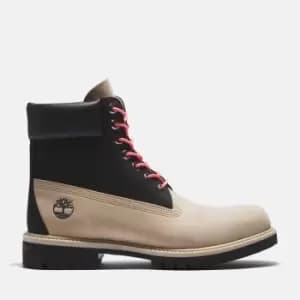 Timberland Premium 6" Boot For Men In Beige/black Beige, Size 10