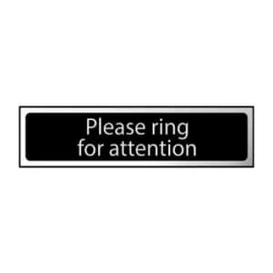 Please Ring For Attention - Chr (200 X 50MM)