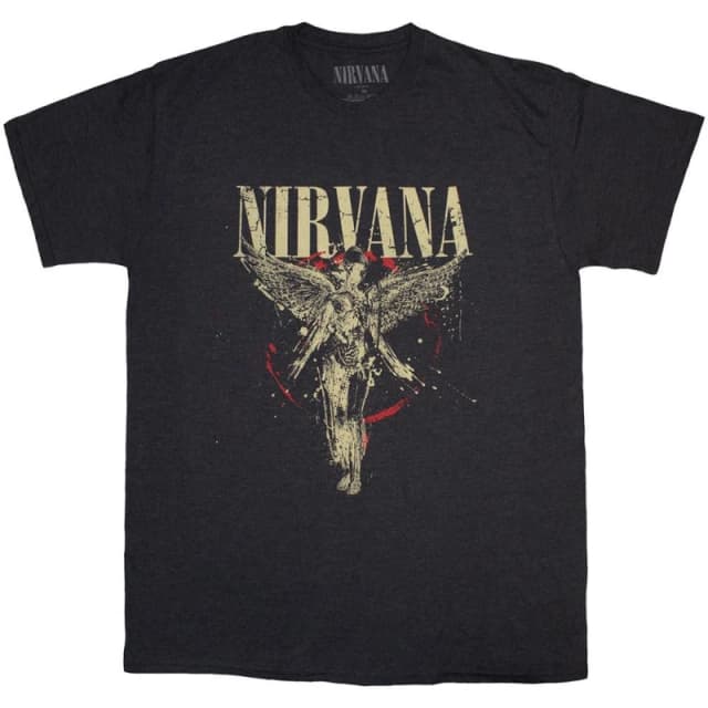 Nirvana Nirvana Men In Utero T-Shirt in Grey Size: 2X-large Grey XXL Male 5063652147825