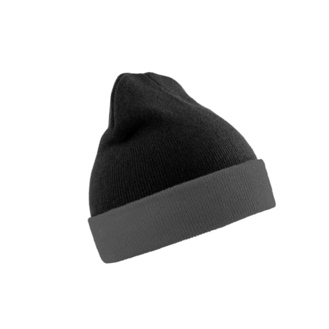 Result Result Men Compass Beanie in Black One Size Male 5059699306349