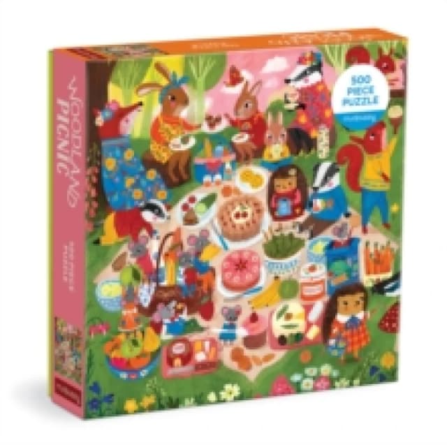 Woodland Picnic 500 Piece Family Puzzle Jigsaw