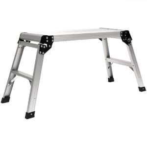 Charles Bentley Foldable Lightweight Work Platform - Aluminium