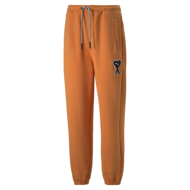 Puma Unisex Adults Closed Cuff Cotton Fleece Joggers Jaffa Orange unisex M