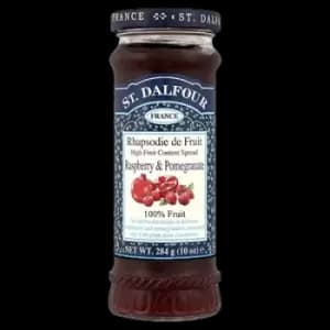 St Dalfour Raspberry & Pomegranate Fruit Spread 284g