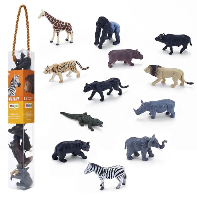 Wildlife Mini Animals - Pack of 12