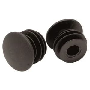 ETC Plastic Handlebar End Plugs (x10)
