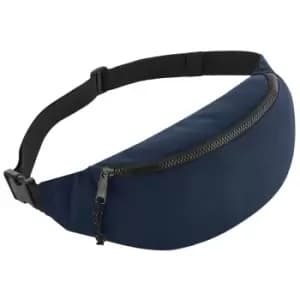 Bagbase Recycled Waist Bag (One Size) (Navy)