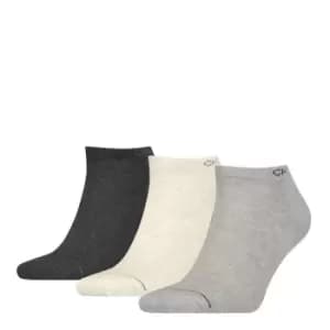 Calvin Klein Sneaker Socks 3 Pack Mens - Grey