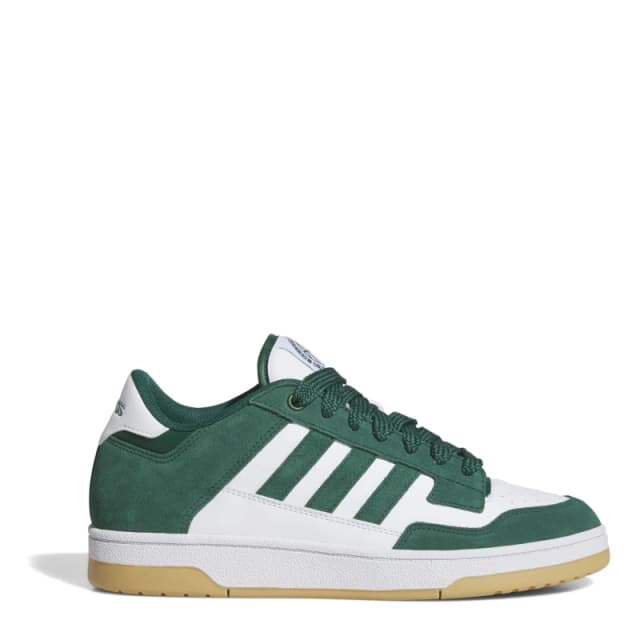 adidas Rapid Court Low-Top Trainers Mens Green/Wht/Gum male 7 (40.7)
