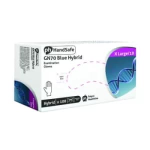 Shield Vinyl/Nitrile Mix Powder Free Gloves XLarge (Pack of 100) GN70