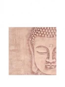 Arthouse Soft Rose Gold 3D Buddha Wall Art