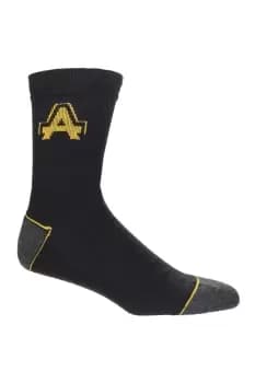 Contrast Ribbed Workwear Socks (Pack Of 3)