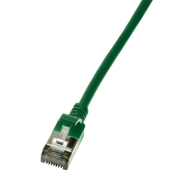 LogiLink CQ9055S networking cable Green 2m Cat6a S/UTP (STP)
