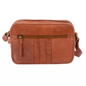 PRIMEHIDE Arizona Leather Shoulder Bag - Brown